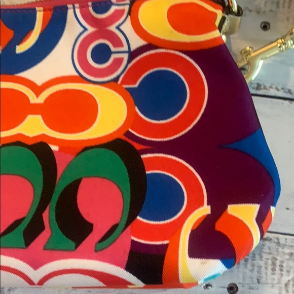 Authentic Coach multi color shoulder/ crossbody💕 - Picture 12 of 16